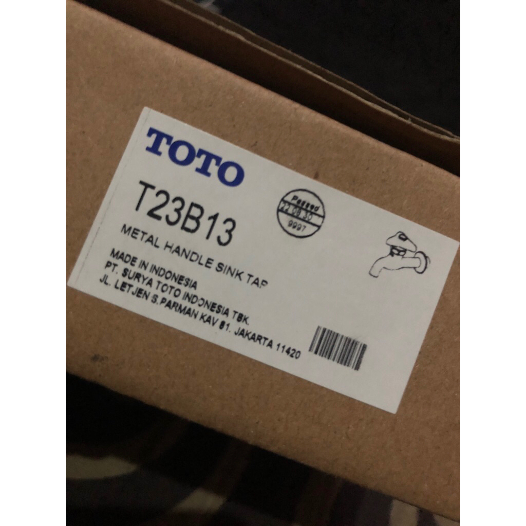 kran dinding toto seri T23B13 dan T23B13B