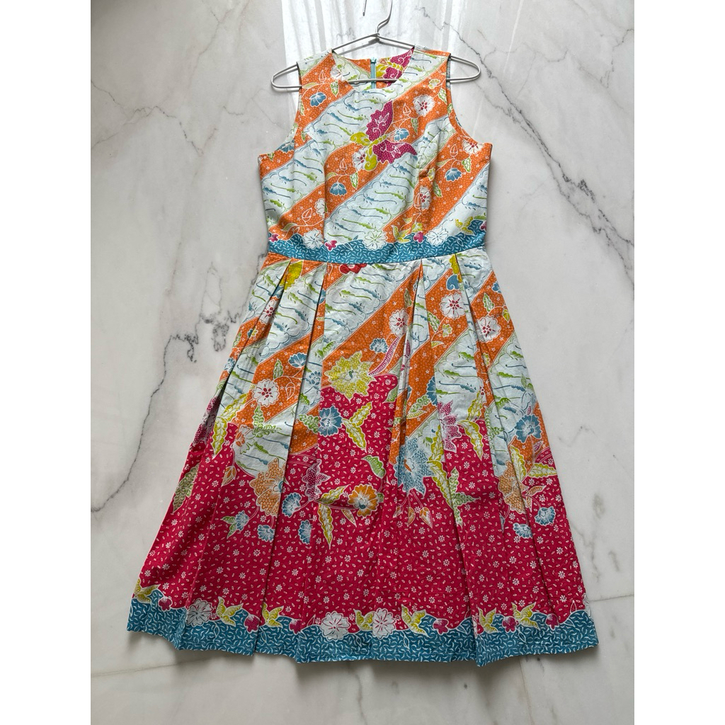 Preloved Tjantingkoe Batik Tulis Dress