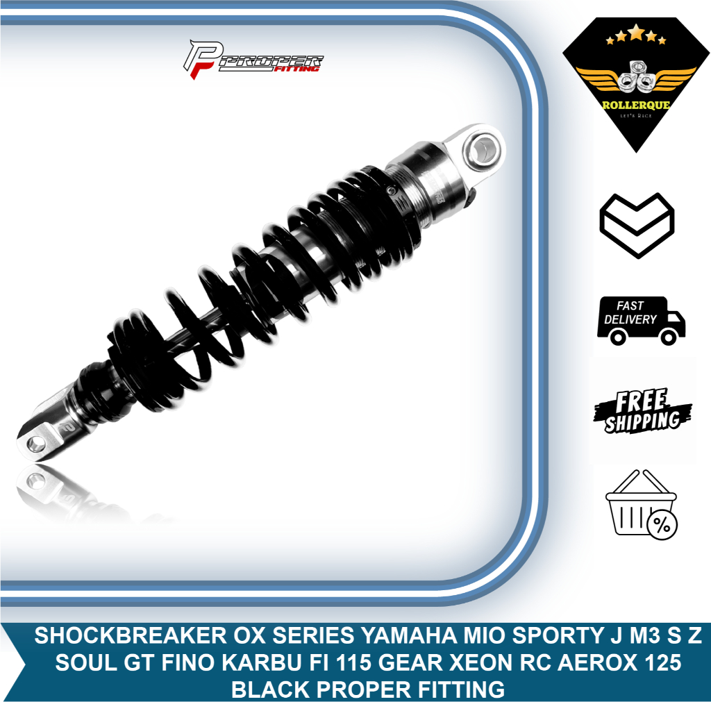 Shock Shockbreaker Sok Belakang Mio Sporty Smile J M3 S Z Soul GT Fino Gear Xeon Aerox 110 115 125 3
