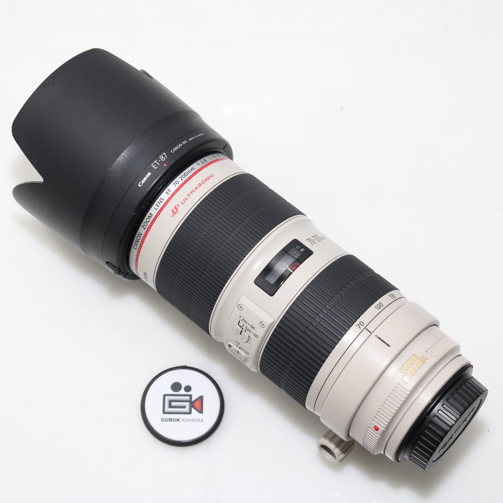 [GUBUK KAMERA] READY STOCK| LENSA CANON 70-200MM F2.8 L IS USM II NORMAL MULUS MURAH (SECOND)