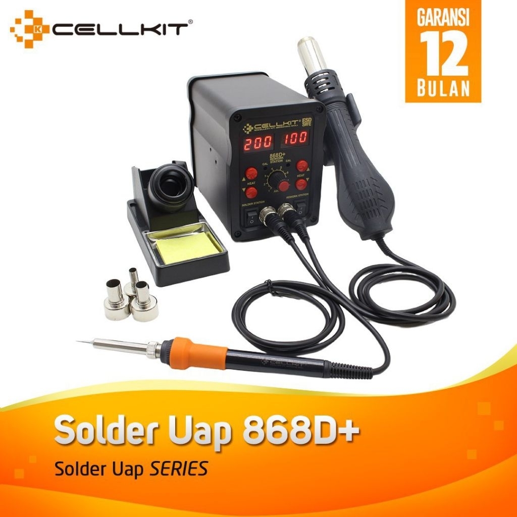 SOLDER DAN BLOWER SERVICE HP DAN LAPTOP CELLKIT 868D+