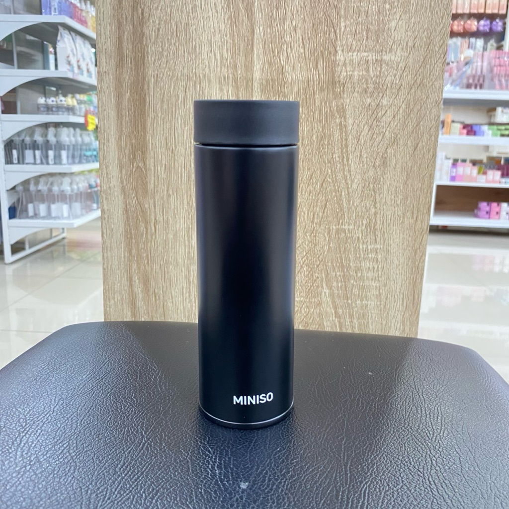 MINISO Portable Double Wall Insulated Bottle 300ml / botol tempat minum