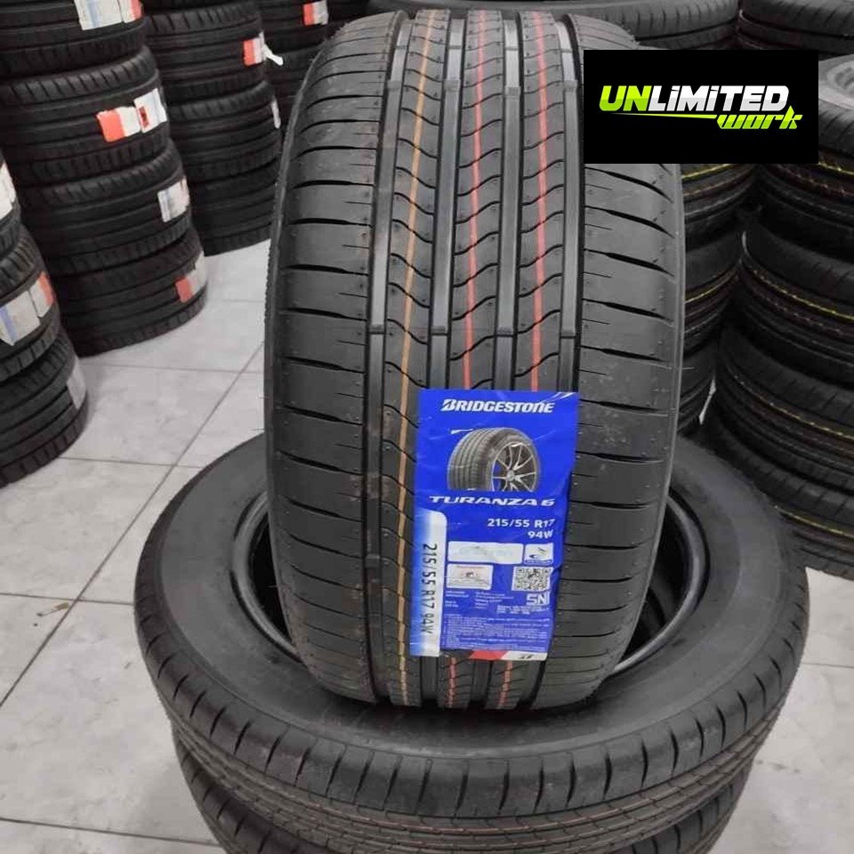 Ban Standar Ring 17 Termurah BRIDGESTONE 6 Ukuran 215 55 R17 Produksi Terbaru