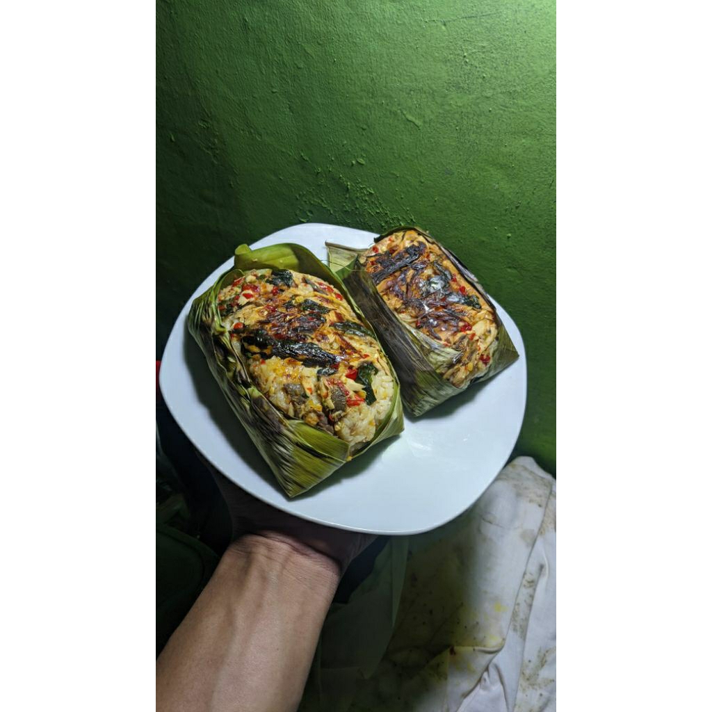 Nasi Bakar Ikan tongkol