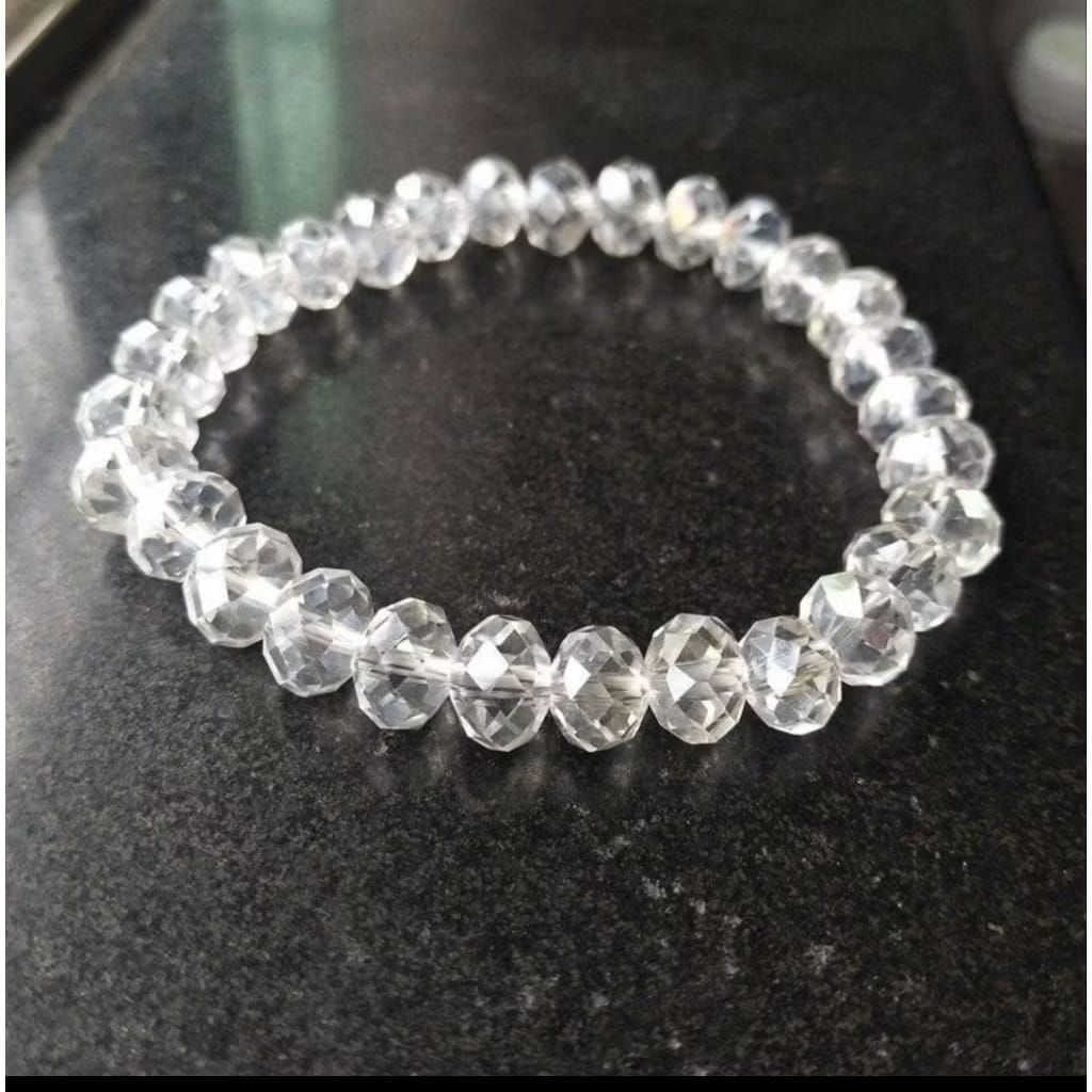 gelang batu kristal,gelang murah,gelang korea,gelang kristal,gelang mutiara