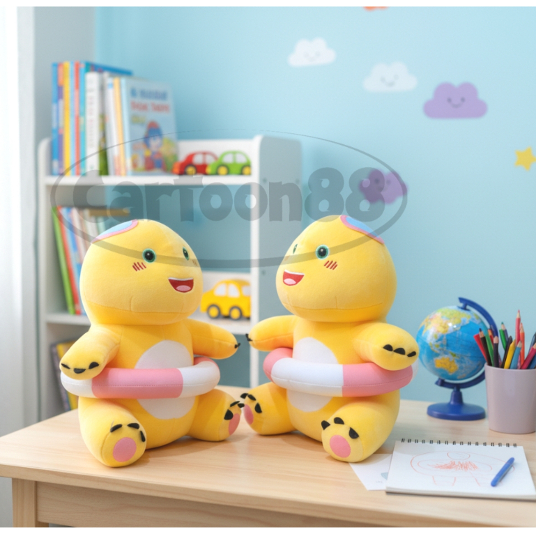 Boneka Dino Naloong Renang  - Boneka Standing Dino Naloong Renang