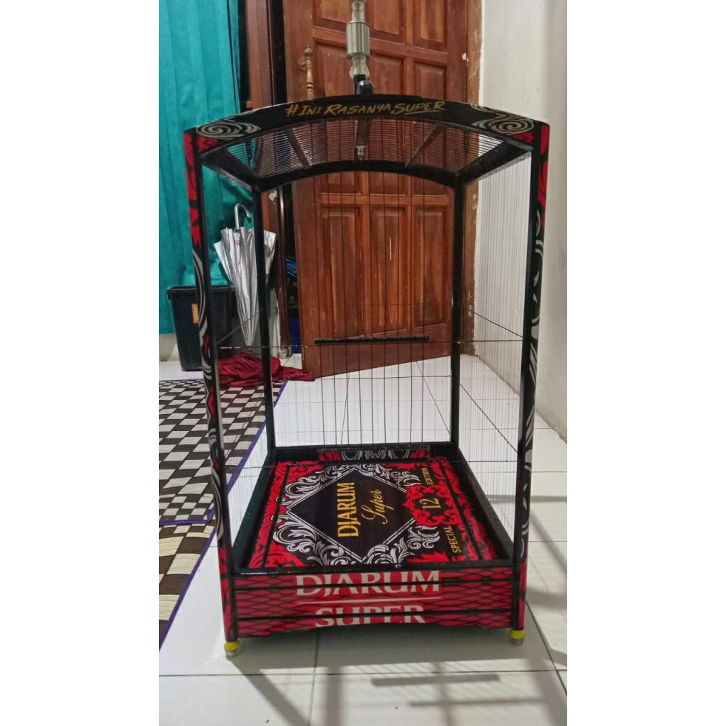 sangkar kenari ruji senar