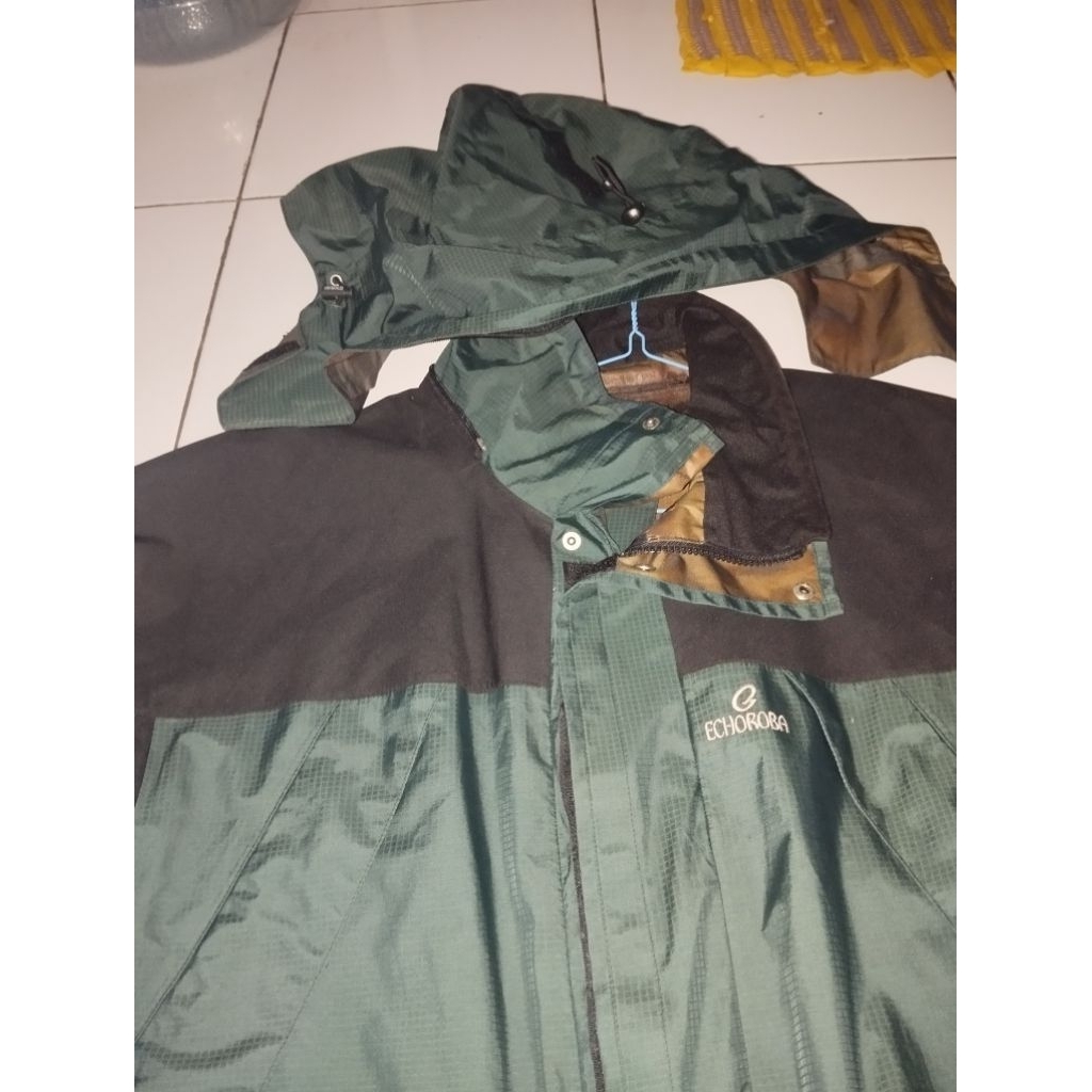 Jaket gunung outdoor Echoroba original goretex xxxl nego