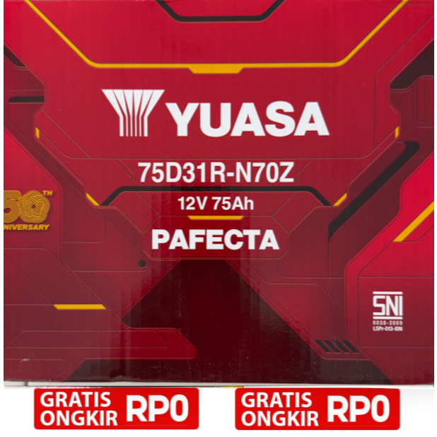 Aki Yuasa N70Z / 65D26R Yuasa Pafecta Original Asli 100%