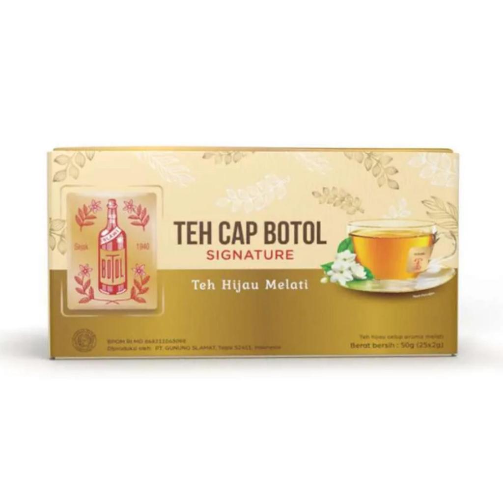 Teh Celup Cap Botol Signature - Teh Hijau Melati 25 Bags -Tea Bag
