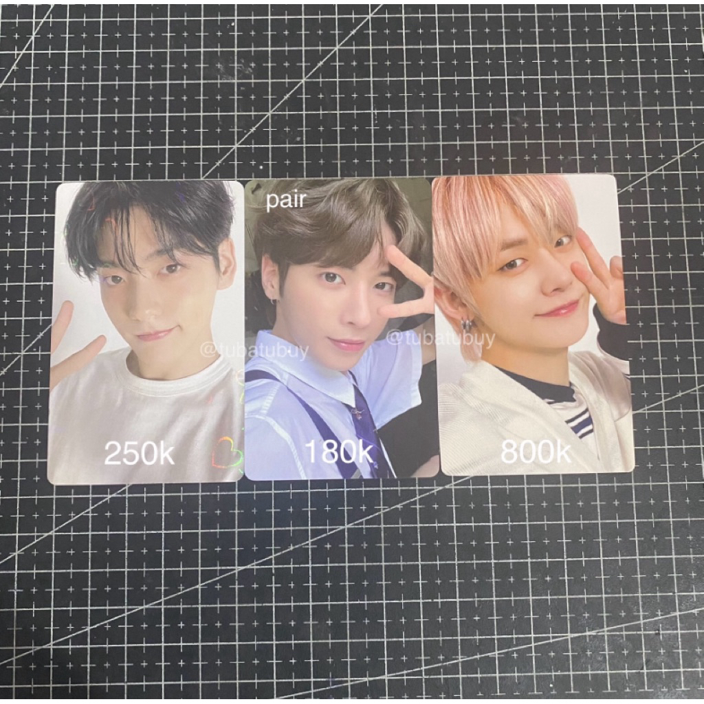 PC TXT YEONJUN SOOBIN TAEHYUN TK SG20 WVJP GBGB LD MEMO RENEWAL JAPAN PHOTOCARDS