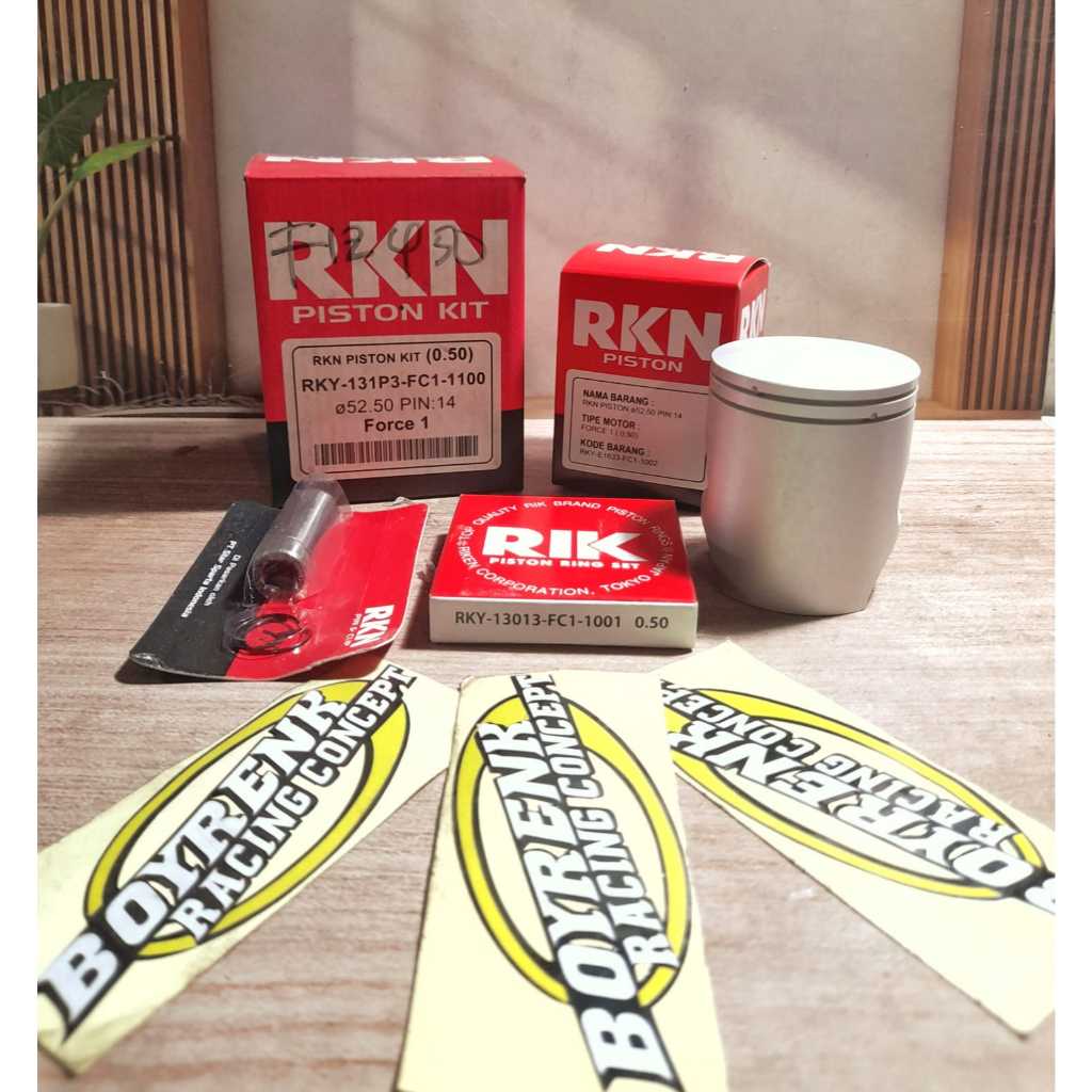 RKN PISTON KIT FORCE 1/ F1ZR STD, 0.25, 0.50, 0.75, 1.00, 1.25, 1.50, 1. 75, 2.00, 2.25, 2.50, 2.75,
