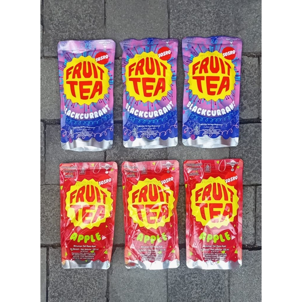 PAKET FRUITEA POUCH 200ML (6pcs)