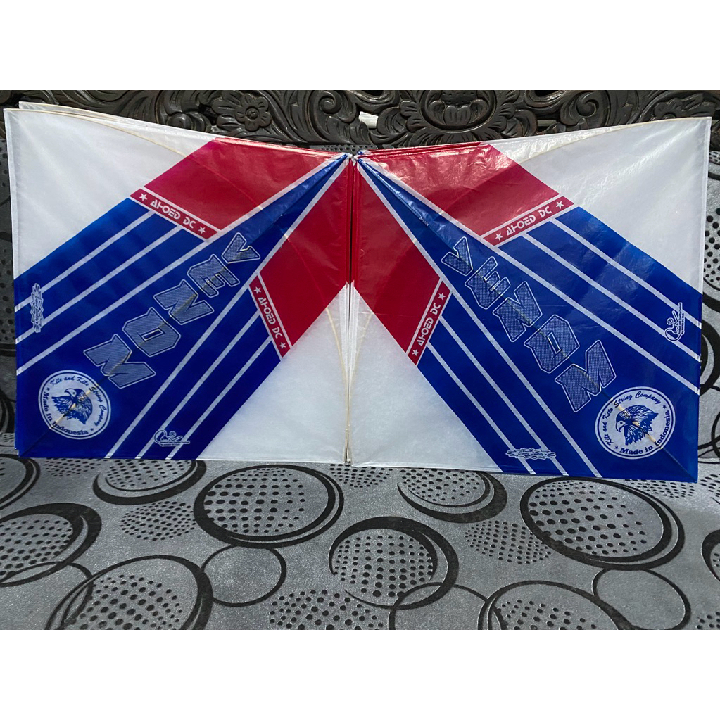 Layangan Turnamen VENOM By Ahoed Dc Malang 10 pcs