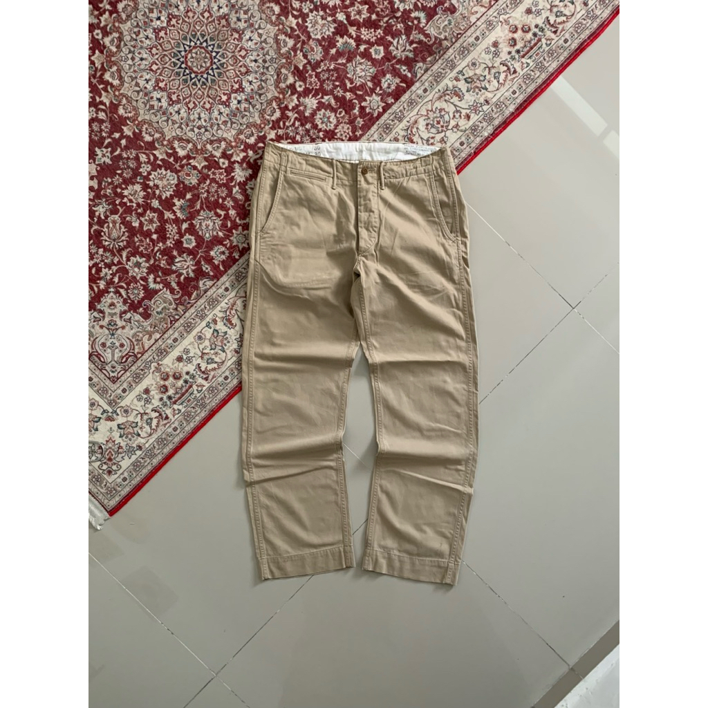 RRL Ralph Lauren 7.9oz Military Officer Trousers
