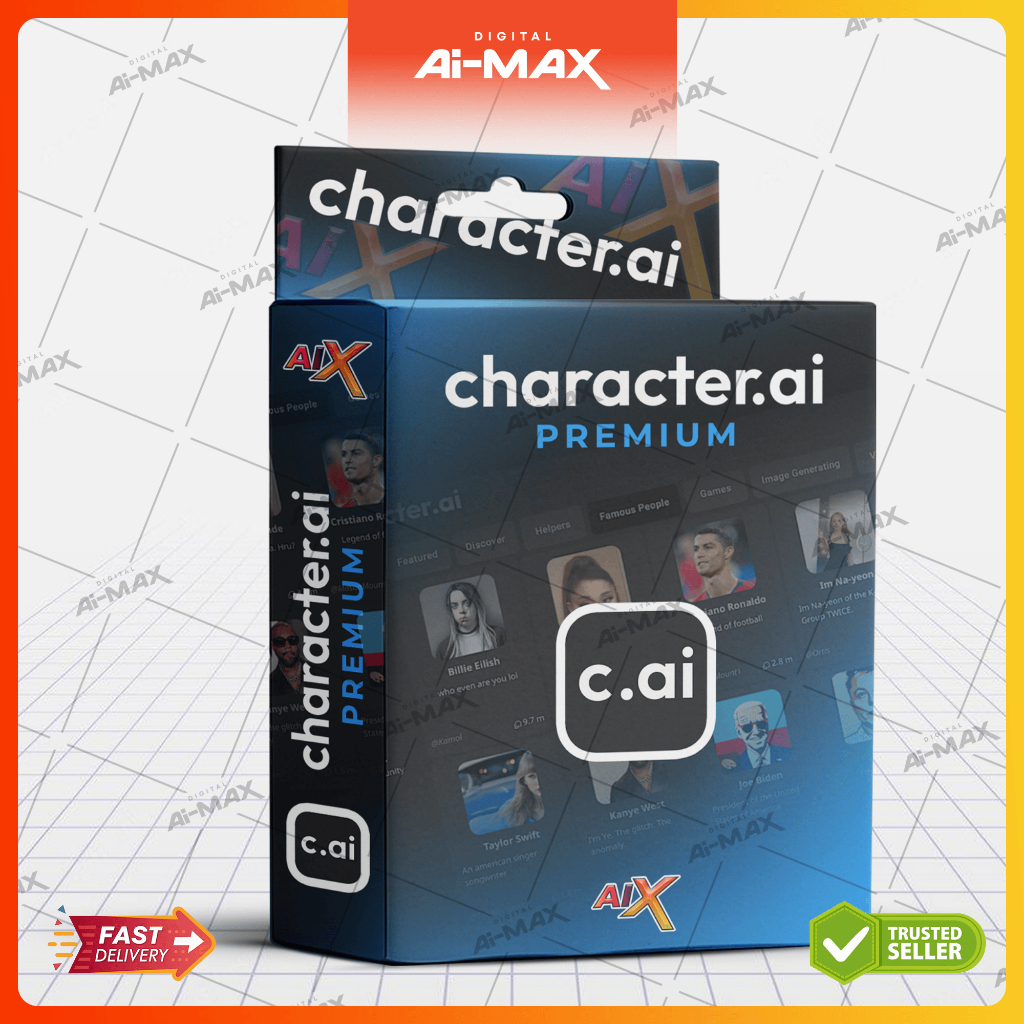 Character AI Premium 1 Tahun Access – Chat Cepat & Fitur Eksklusif  Character AI+ Premium