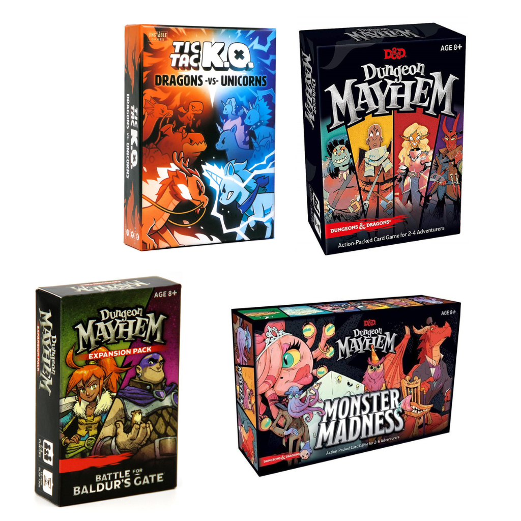 Tic Tac K.O. Dragon VS Unicorns Tic Tac KO Dragon VS Unicorns Dungeon Mayhem Battle for Baldur Gate 