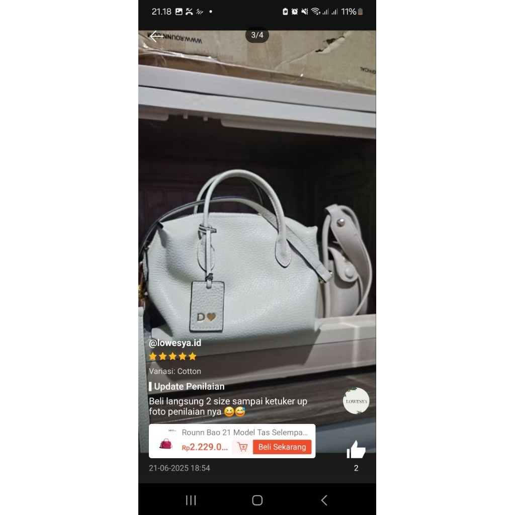 Rounn Preloved Rounn Bao 21 cotton