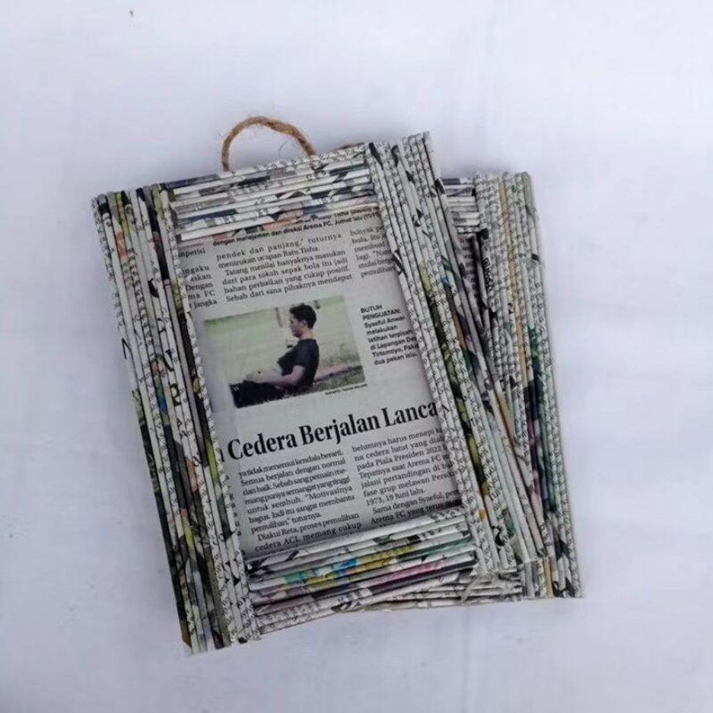 ready cod pigura lintingan koran