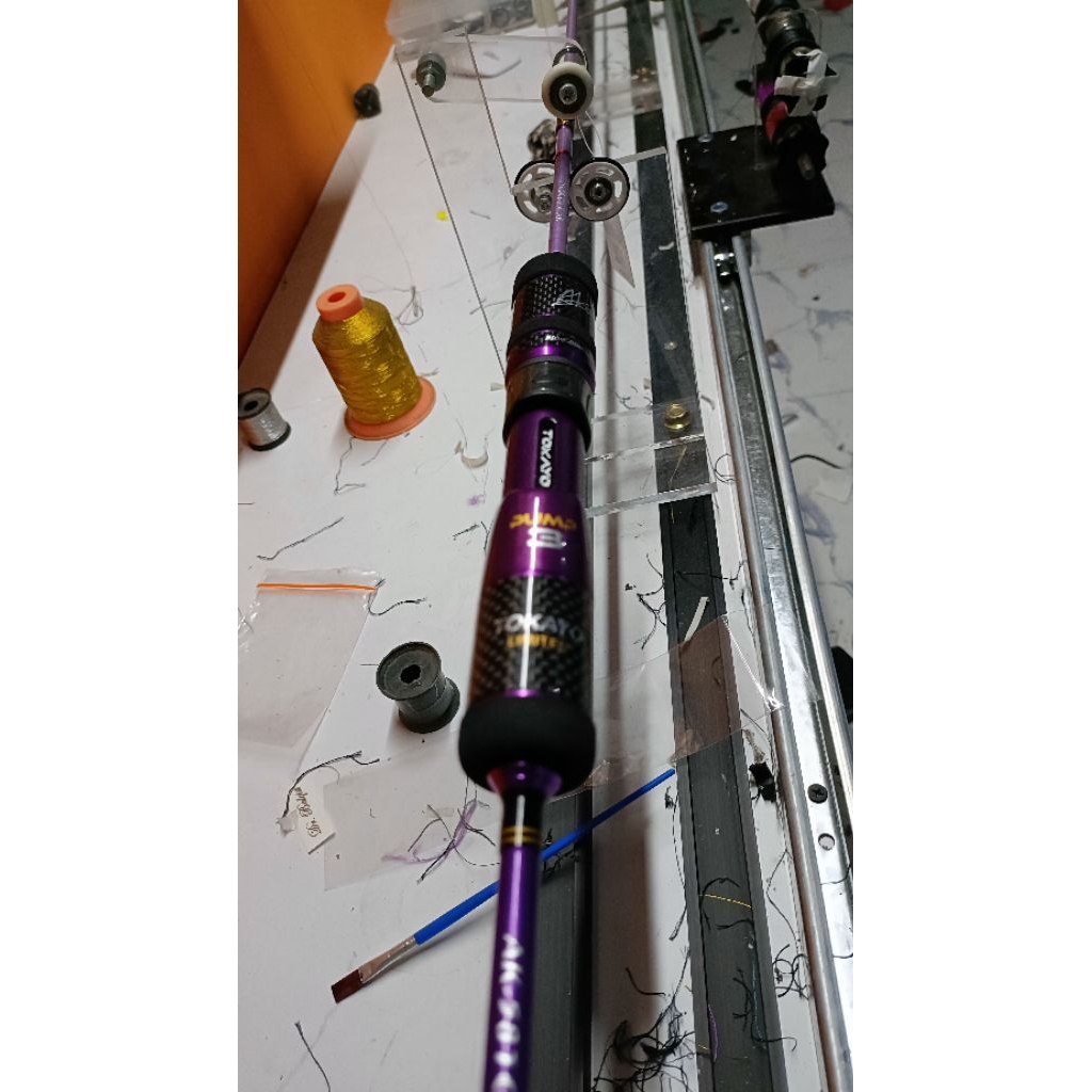 Custom Tokayo Rod power 3 (slowjig PE 2-3) blank KFB 3 loop