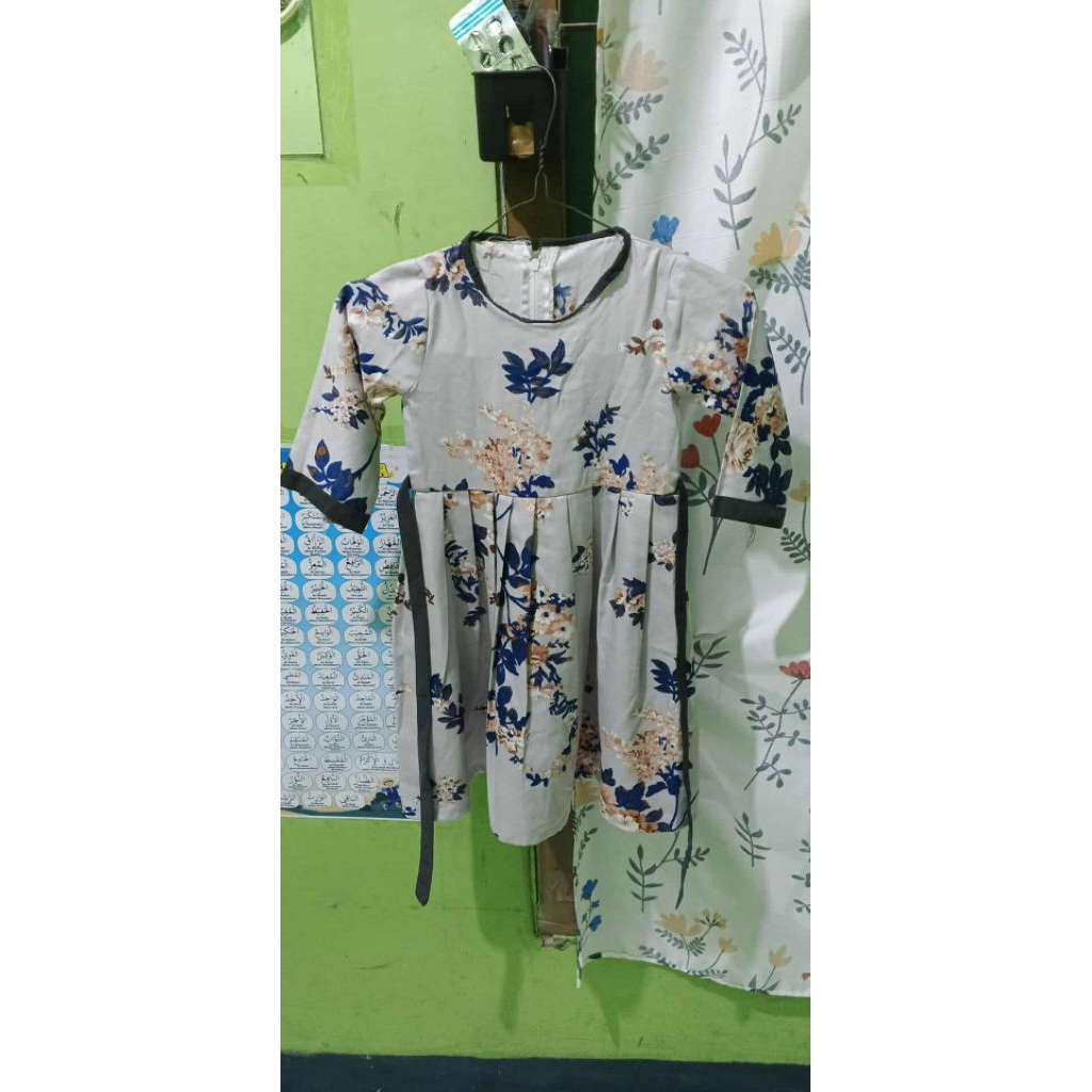 Baju Couple ibu dan anak//baju couple anak 1-2 tahun//gamis couple ibu dan anak//busui friendly