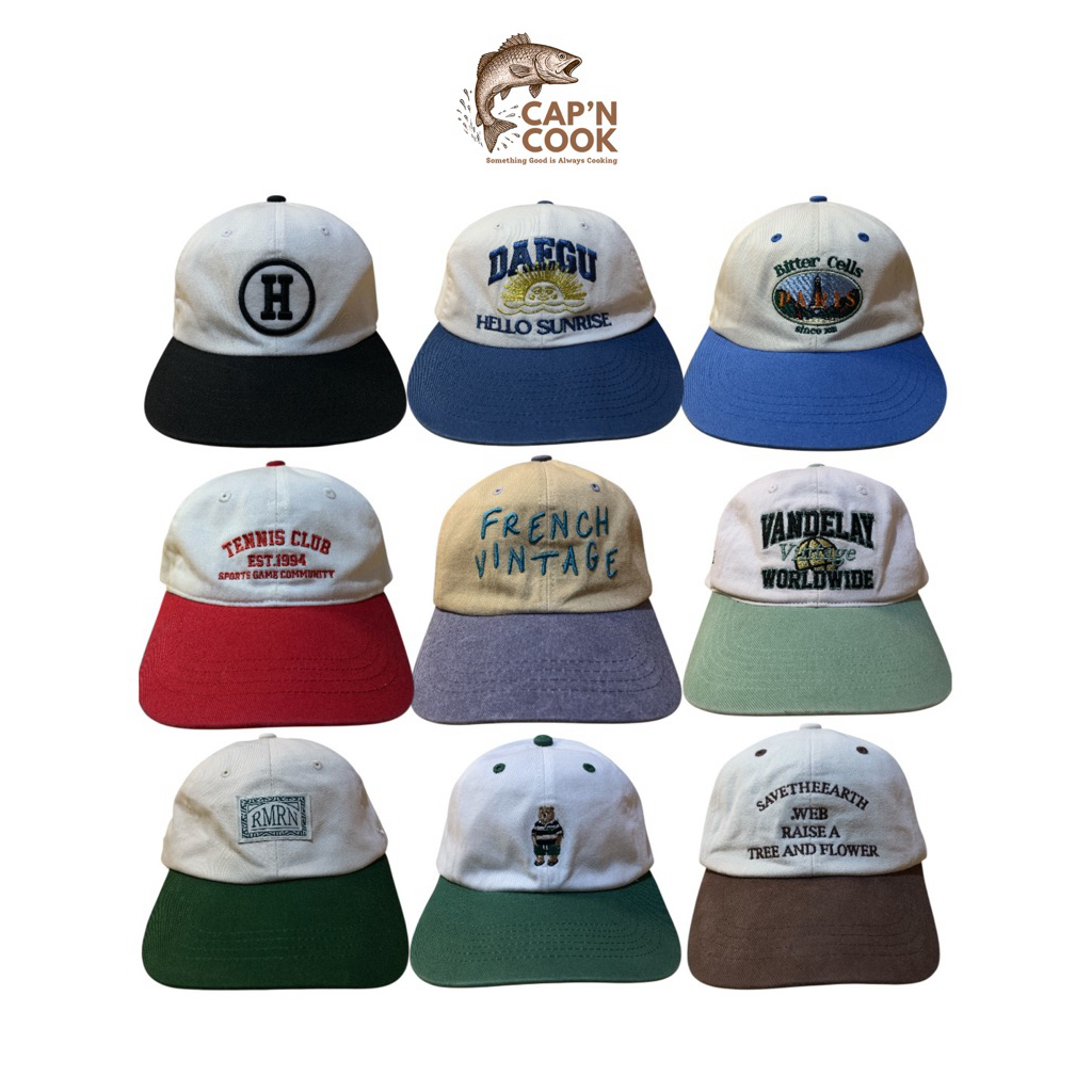 Link Topi Vintage Twotone Hat 90s