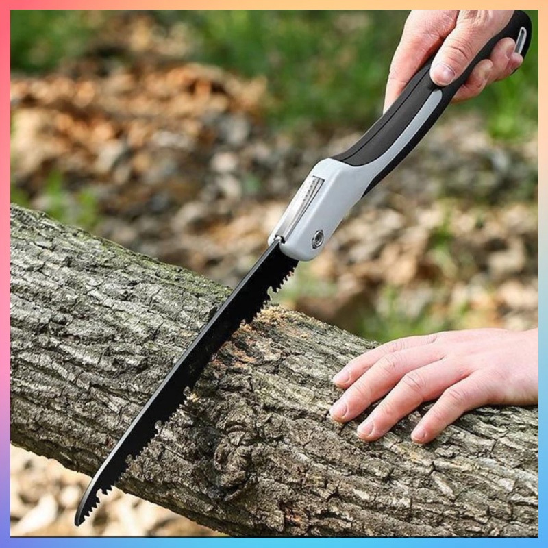 Gergaji Lipat Portable Multifungsi 47cm 210mm Portabel Folding Wood Hand Saw / Alat Pemotong Kayu Da