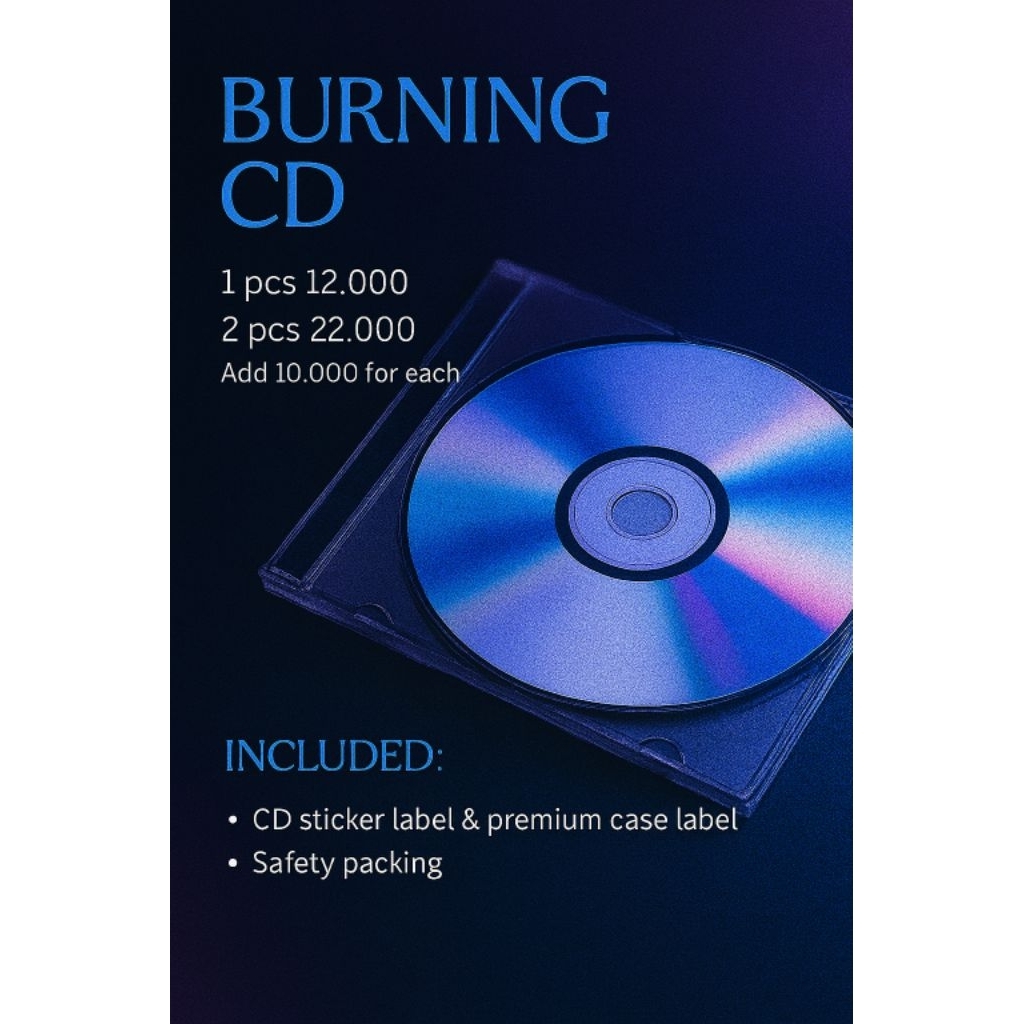 Jual burning CD kilat sehari jadi skripsi tesis disertasi tugas kuliah sekolah include sticker label