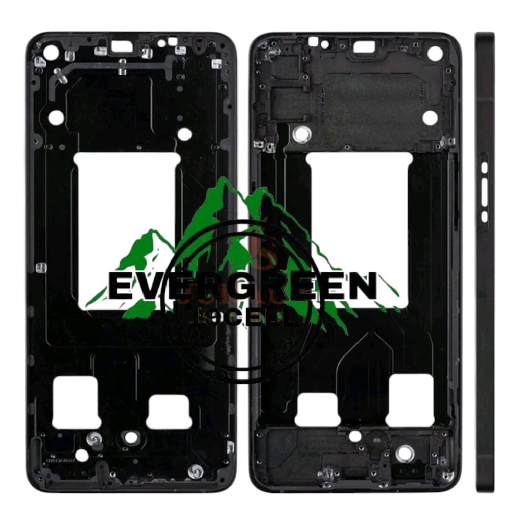 FRAME LCD OPPO RENO 6 5G ( hitam ) / ( aurora silver ) DUDUKAN TATAKAN TULANG TENGAH LCD OPPO RENO 6