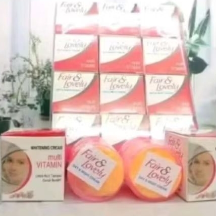 6psc cream fair lovely cream siang dan malam