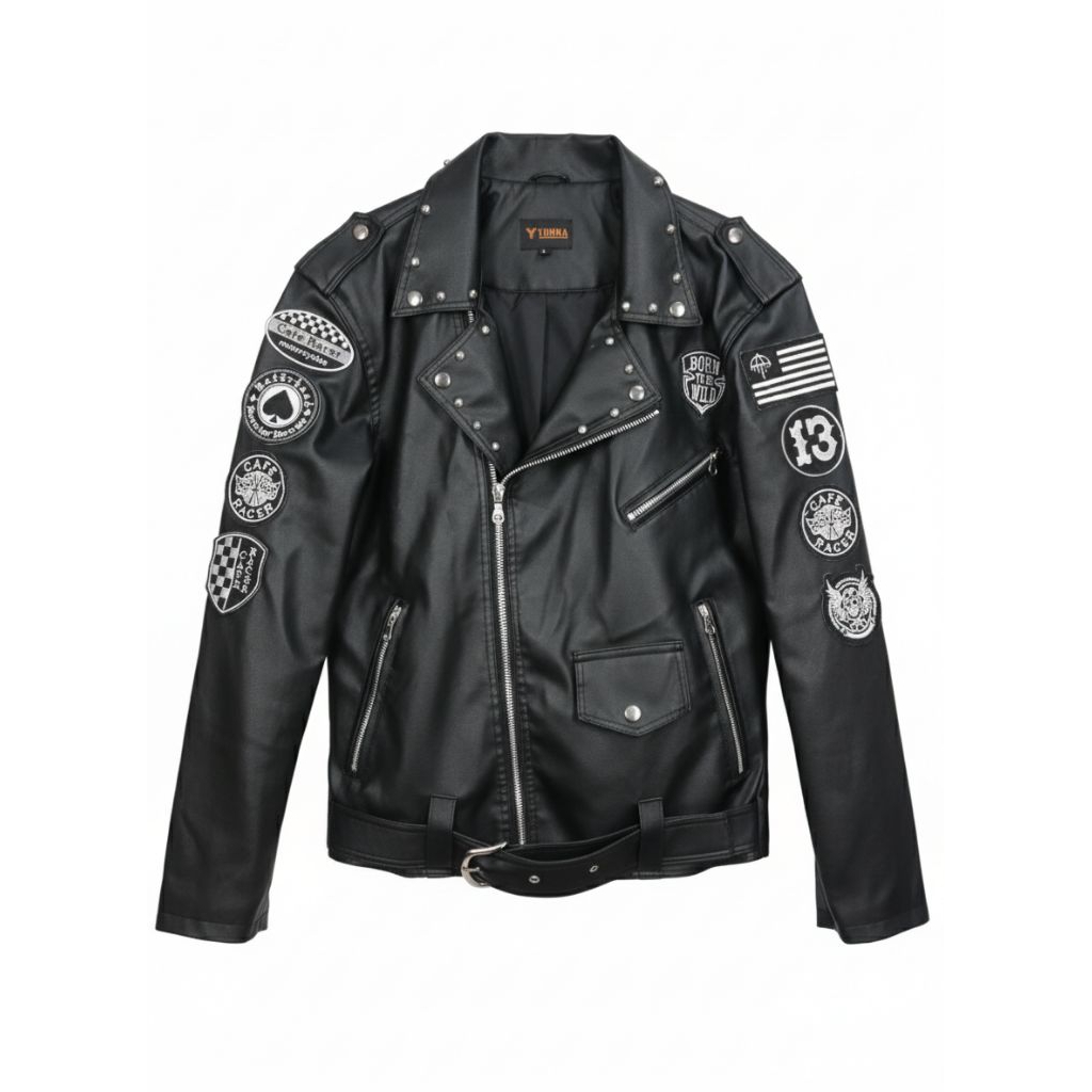 Jaket Kulit Sintetis - Free Biker Independent
