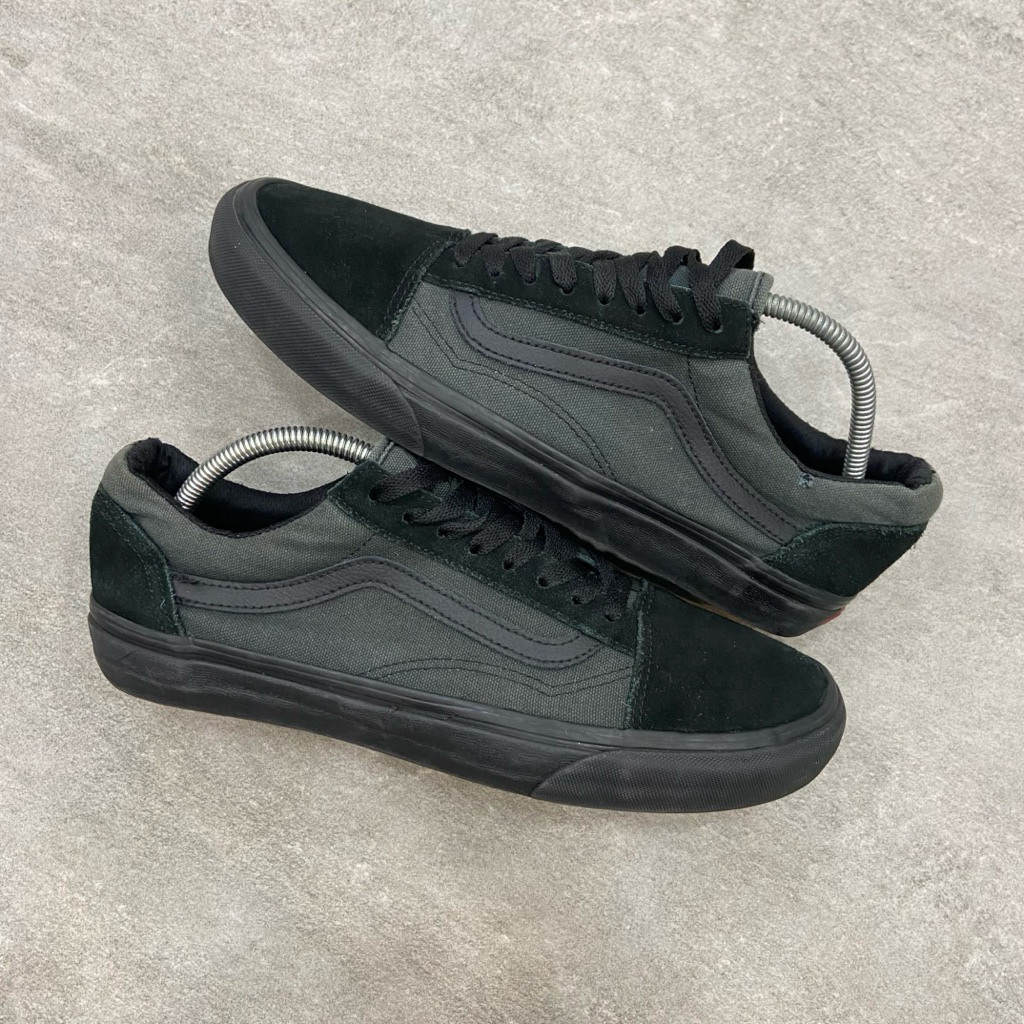 [Size 42.5] Rare Vans Old Skool MTE Suede Guard Protection Full Black Second Original