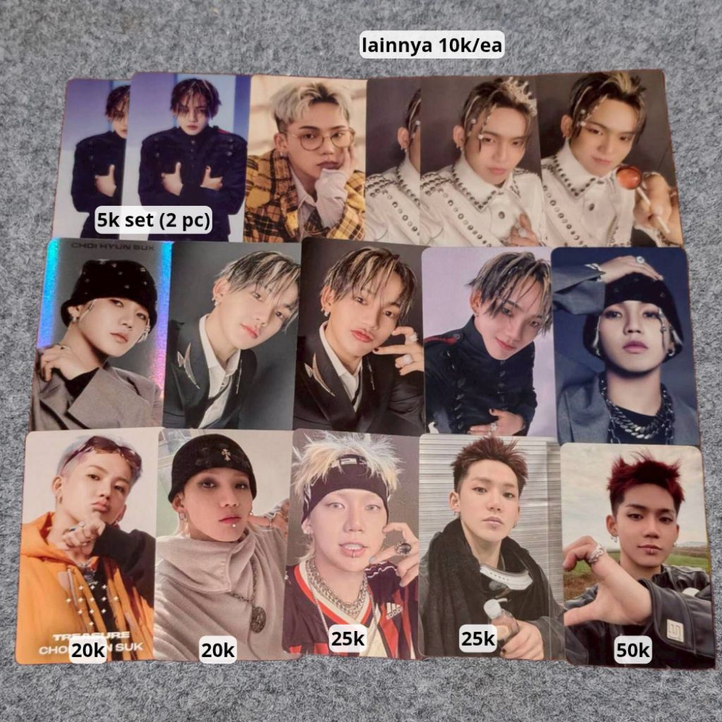 [WAJIB CO BUNGKUS] SALE HYUNSUK treasure pc weverse pob tc digipack jp hmv reboot kolbuk 3rd magazin