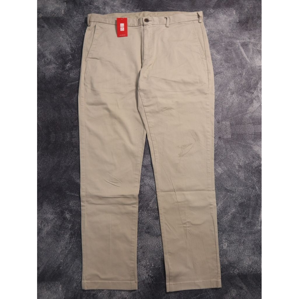 CELANA PANJANG UNIQLO CHINO PANTS CS33 SIZE 34 ORIGINAL PRELOVED