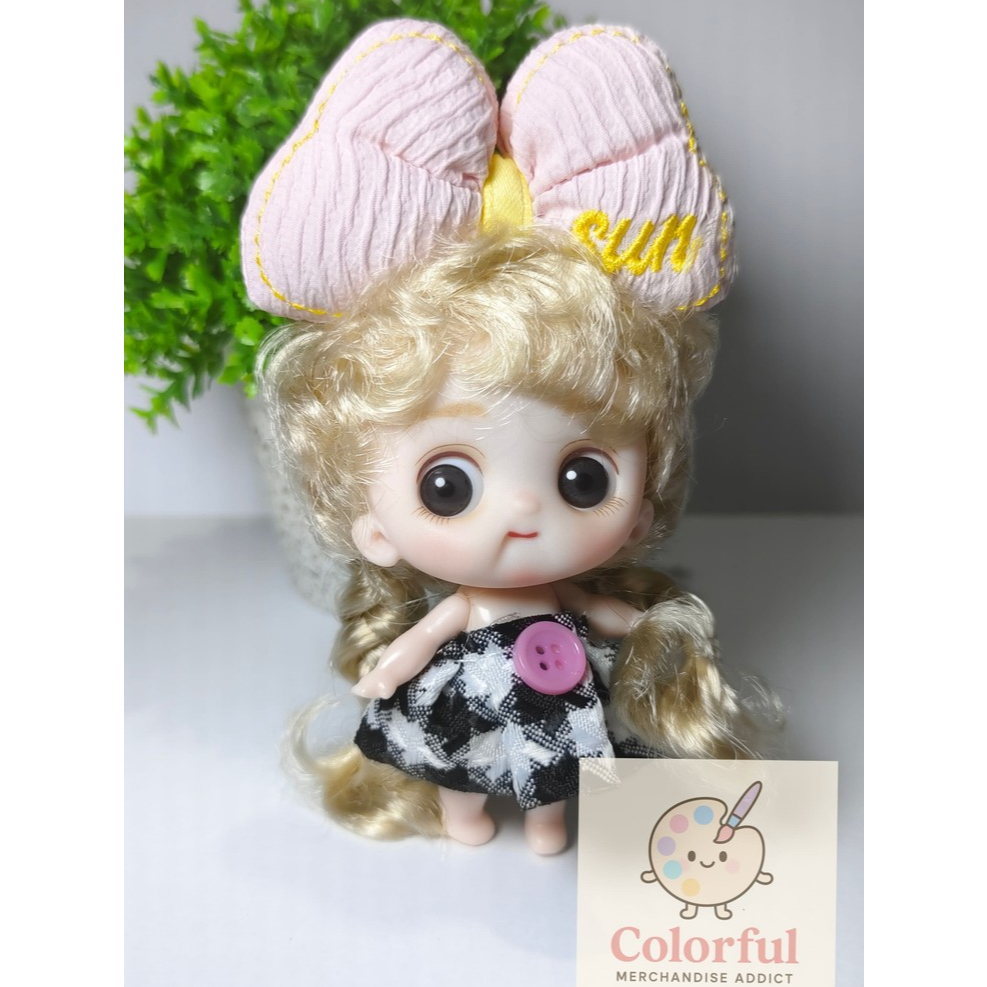 Gantungan Kunci Boneka Barbie Mini Premium dengan Pita | Cute Premium Keychain Doll With RibbonGantu