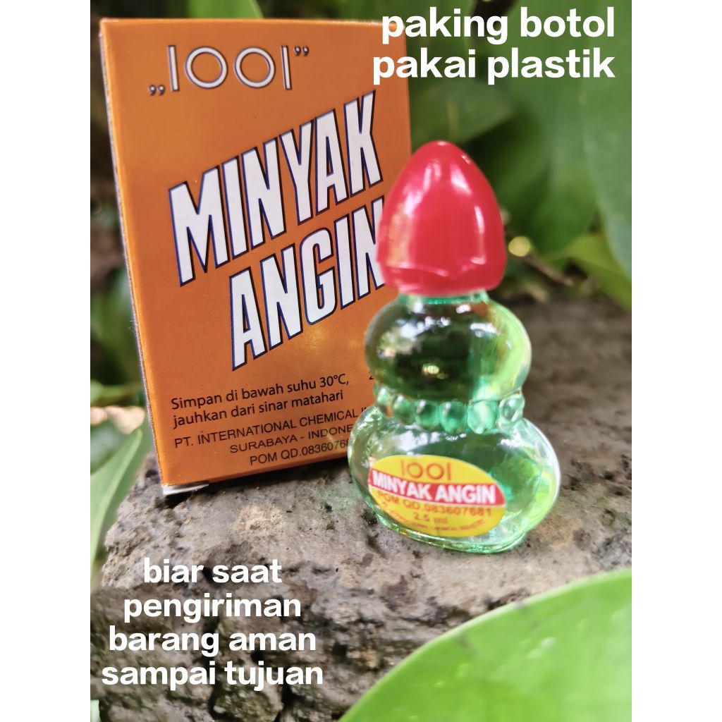 1 BIJI /1 BOTOL /1 PCS MINYAK ANGIN 1001 PAK PUNG (PPO ) ORIGINAL
