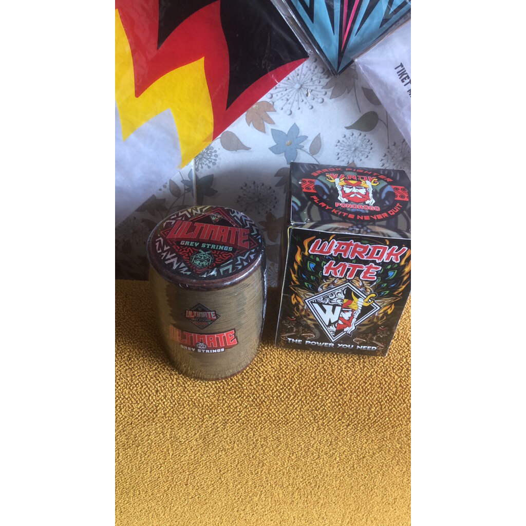 gelasan WAROK ULTIMATE 6000yard bahan abu