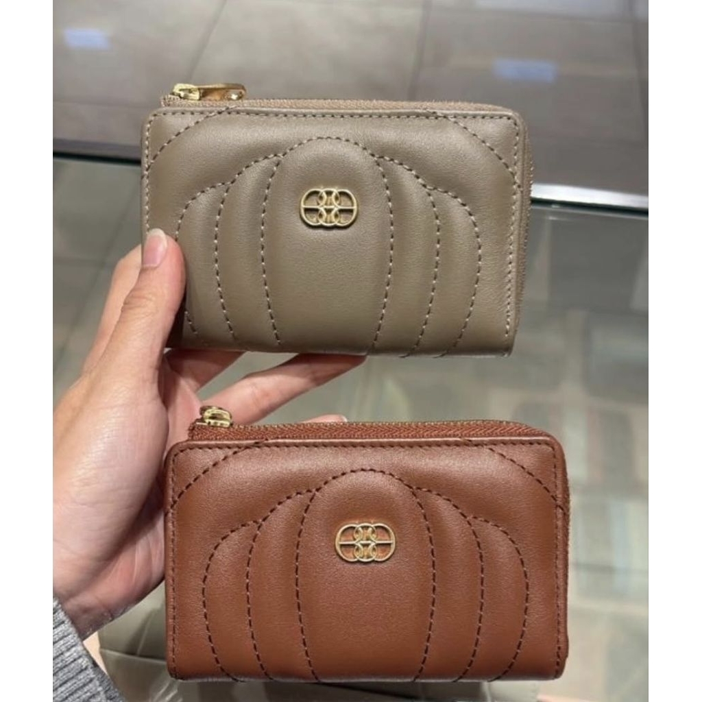 READY STOCK dompet bonia original wallet card holder polos full leather