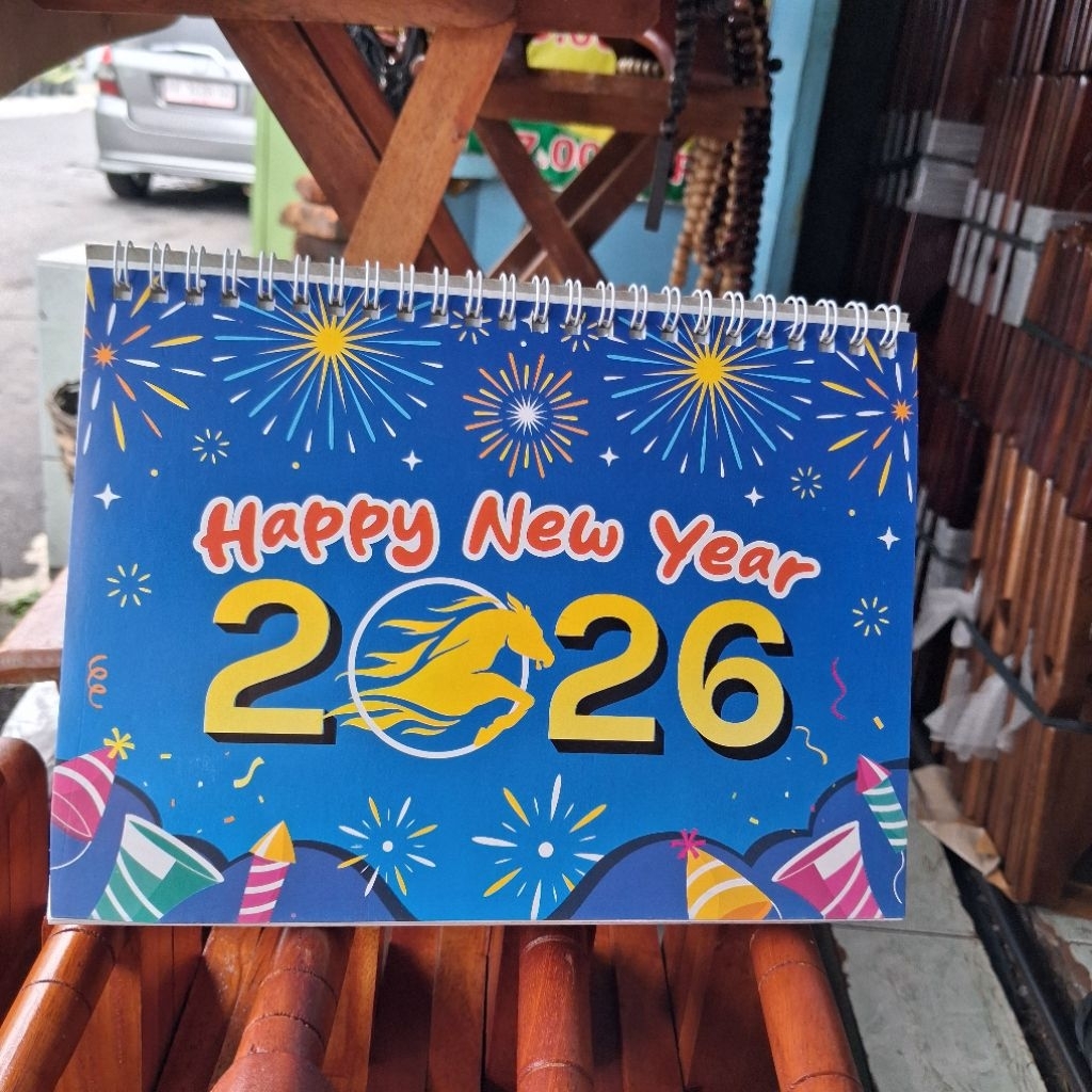 kalender meja / kalender duduk pemandangan alam