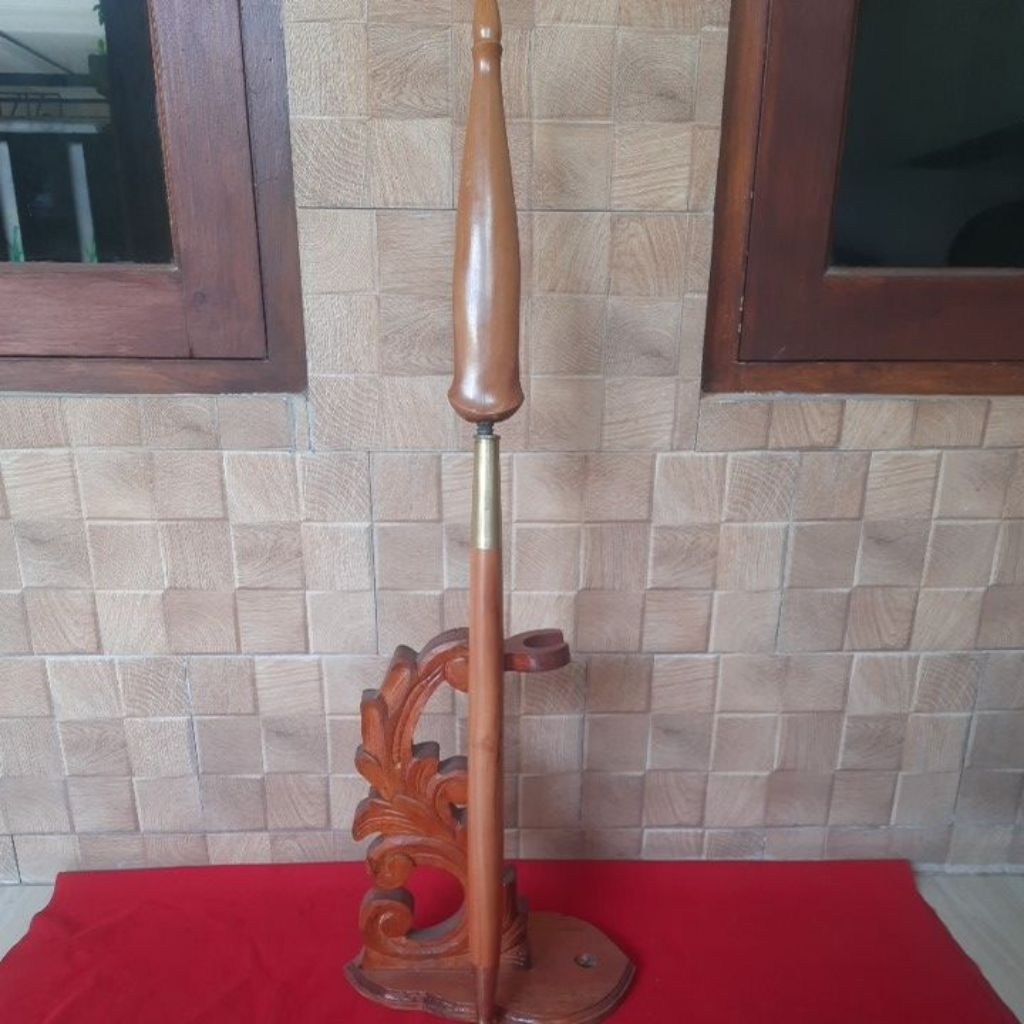 Tumbak Ron Pring Sepuh Pamor Miring Langka Genggeng Kanyut