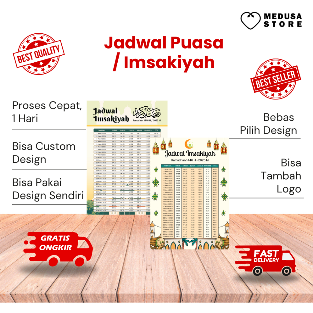 Jadwal Puasa - Jadwal Imsakiyah ramadhan 1446H / 2025