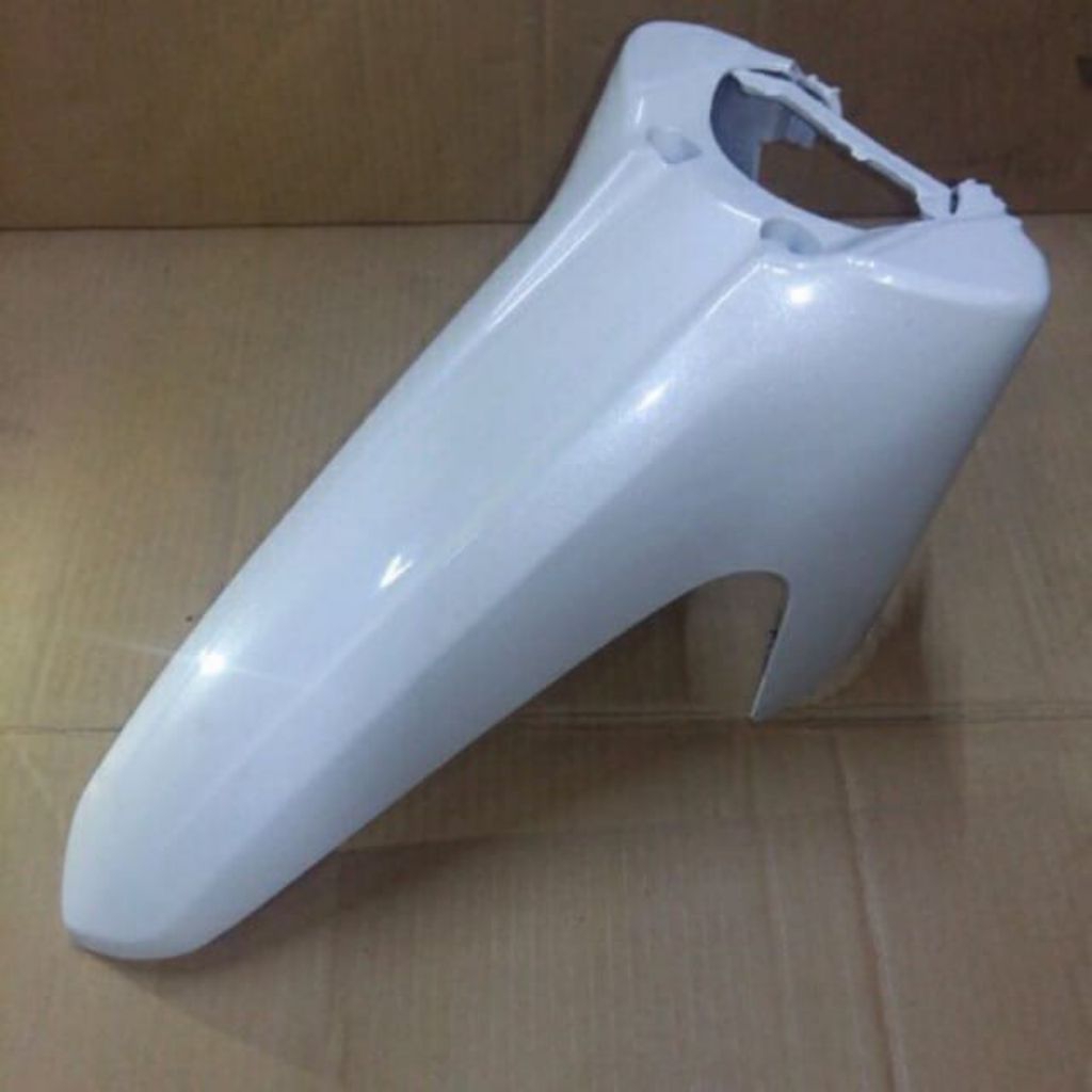 Slebor Depan Vega ZR Vega RR Putih Mengkilap