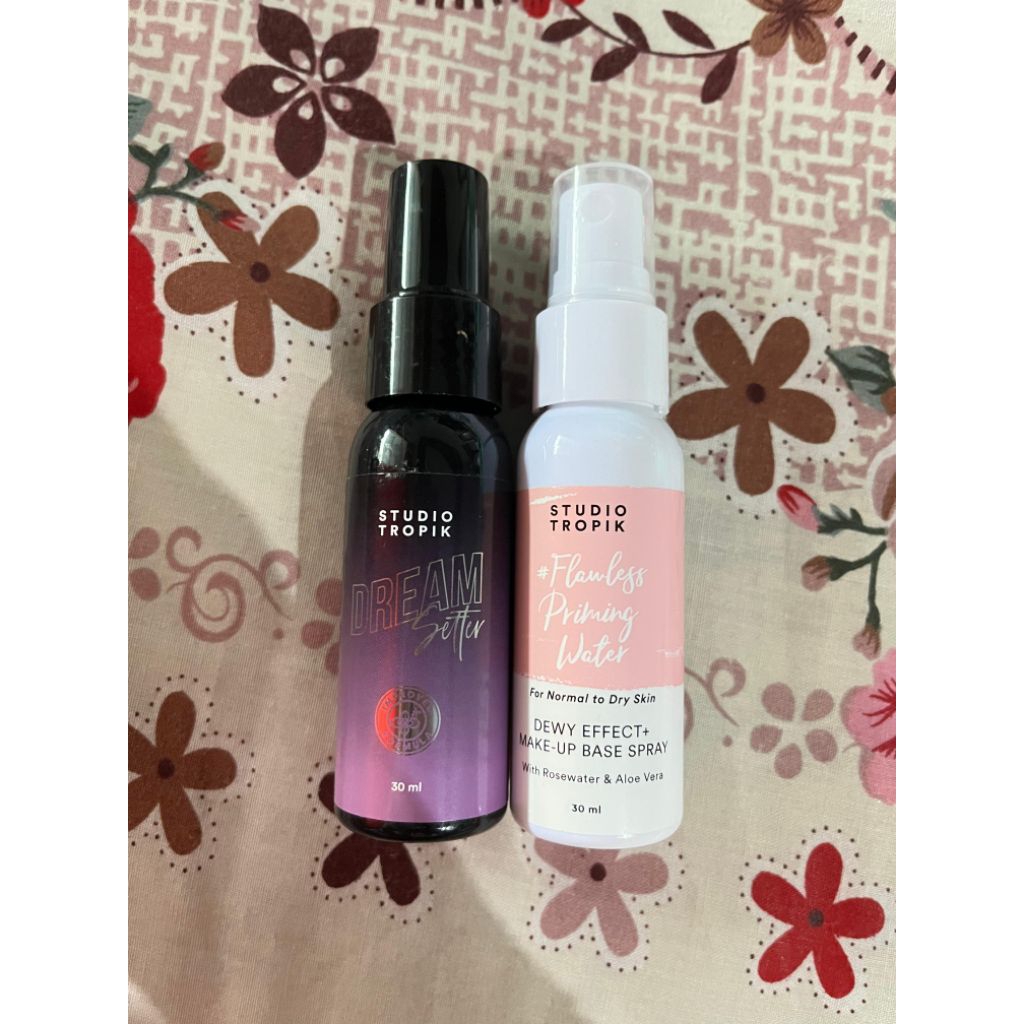 (preloved) setting spray studio tropik