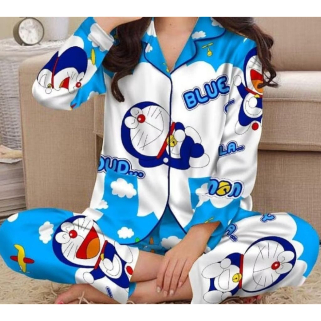 baju piyama dewasa Doraemon