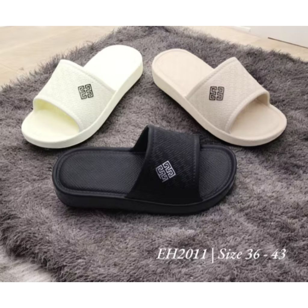 EH2011 | Sandal Slip On Unisex Wanita & Pria Terbaru 2025 | Sandal Selop Wanita Branded Original | S