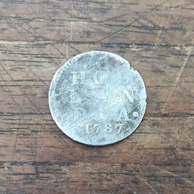 koin perak asli hollandia