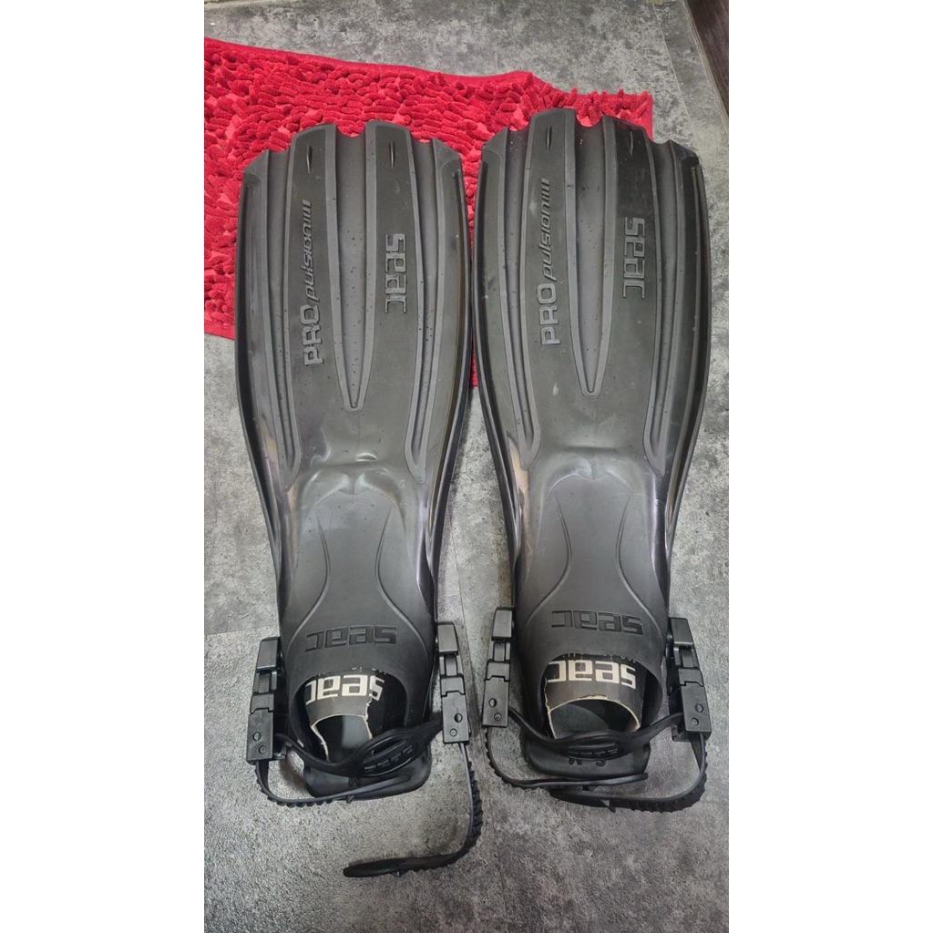 fins second kaki katak uk 37-39