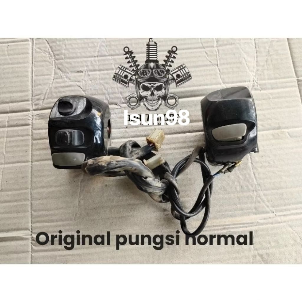 HOLDER SAKLAR YAMAHA FINO FI 115 125 HITAM COPOTAN ORIGINAL