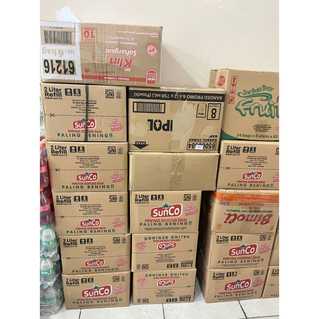 READYSTOCK Minyak Goreng SUNCO 2 Liter / 1DUS PROMO TERMURAH BISA COD