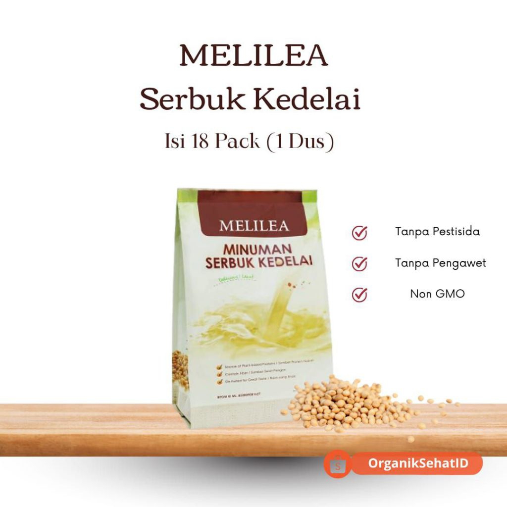 1 Dus Susu Kedelai Melilea isi 18 Pcs